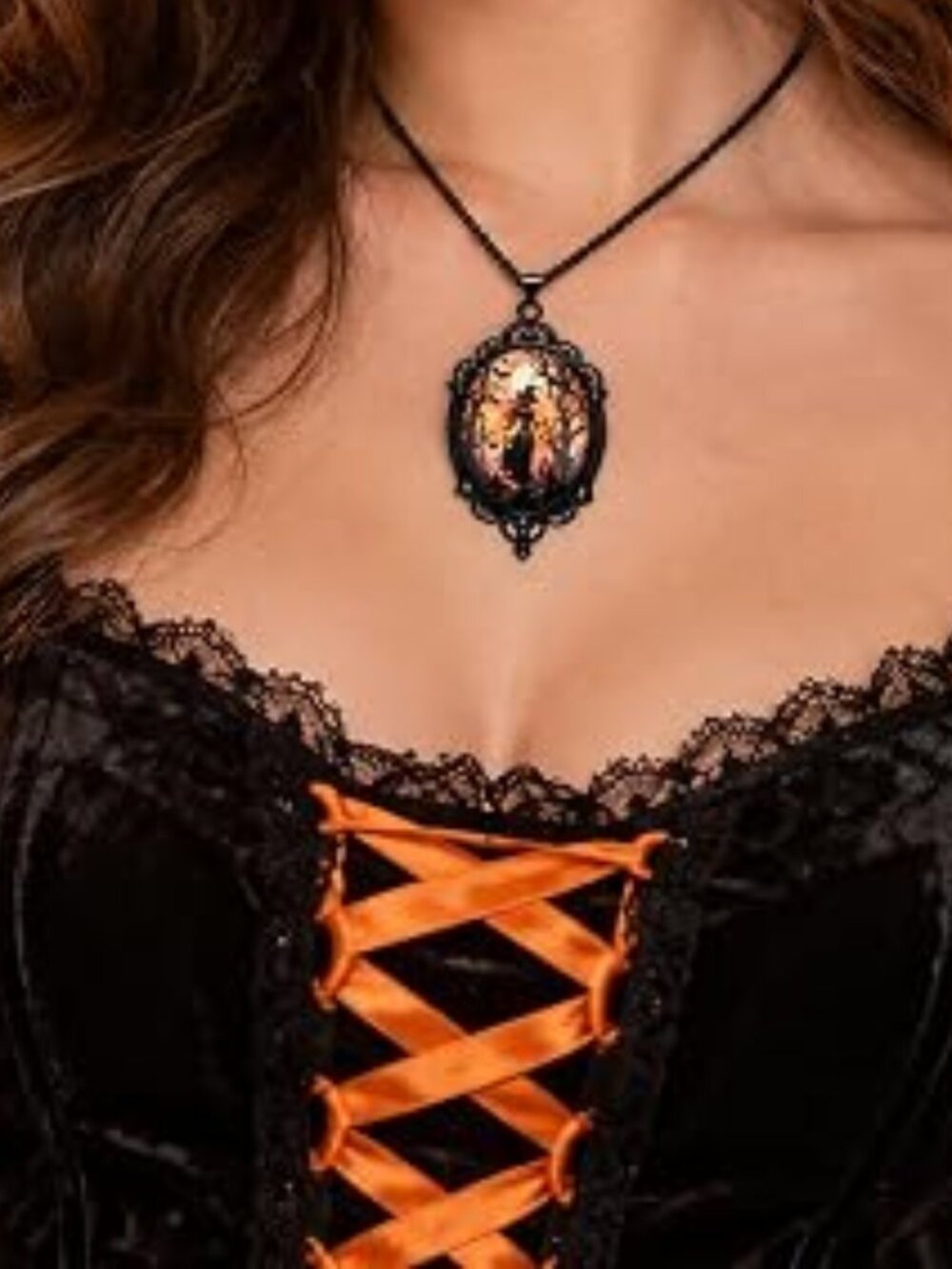 Gothic Necklace as Halloween Costume Jewelry for Women